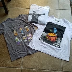 Bundle of 3 boys graphic tees